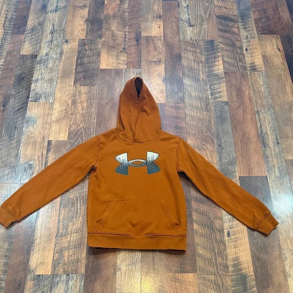 Under Armour youth Hooded Sweatshirt - Rust YMD (5530)